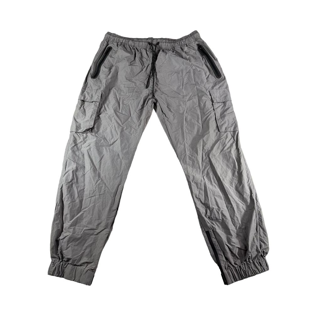 CSG Champs Jogger Pants Mens 2XL XXL Vintage Athletic Grey Stretch Waist Pockets